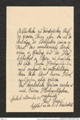 Nachlass Franz Steindachner, Brief von Paul Buric an Franz Steindachner (30.12.1906), Inv.Nr. 70.01, Seite 4
